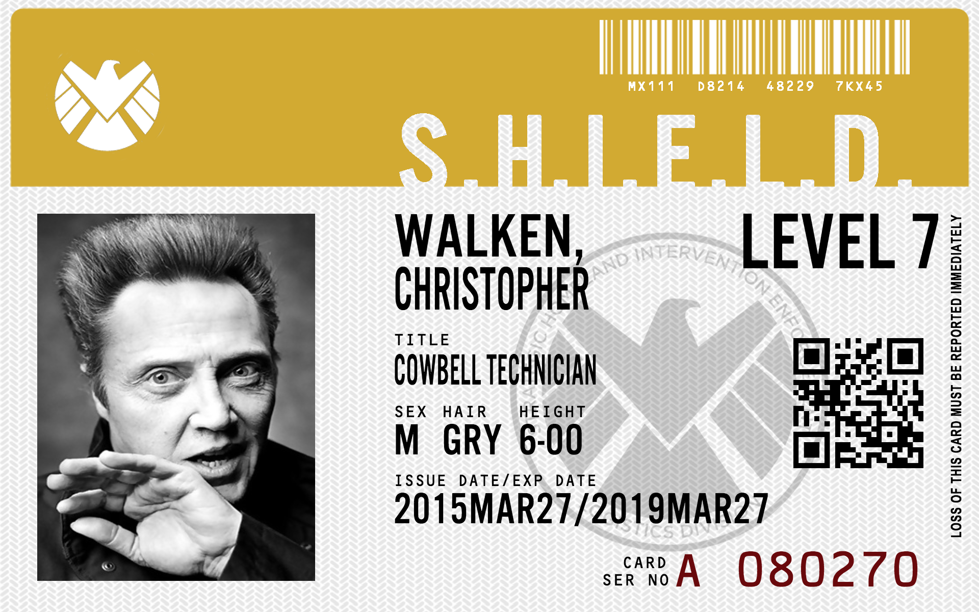 S.h.i.e.l.d. Id Card